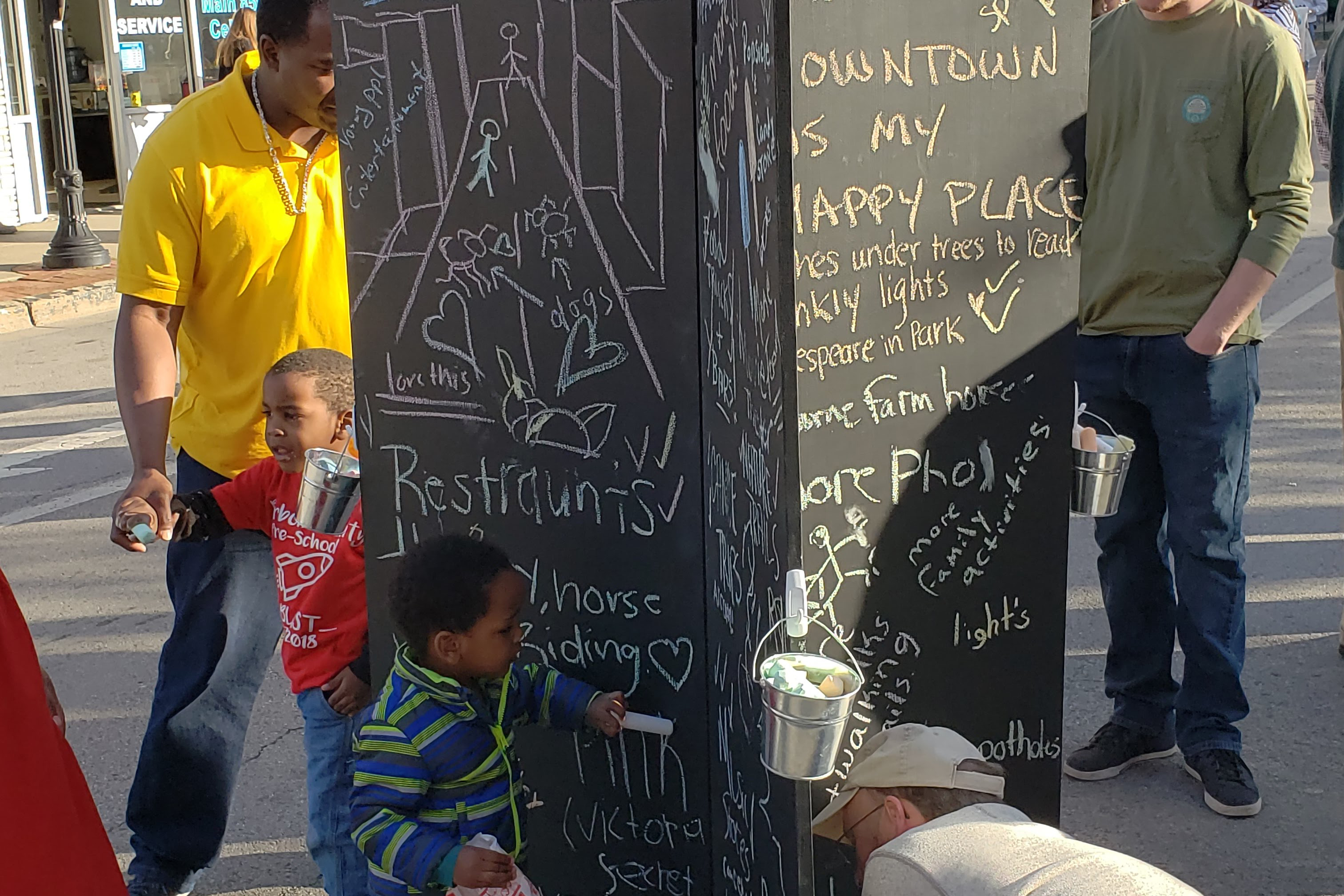 Public Spaces Chalk and Talk photo